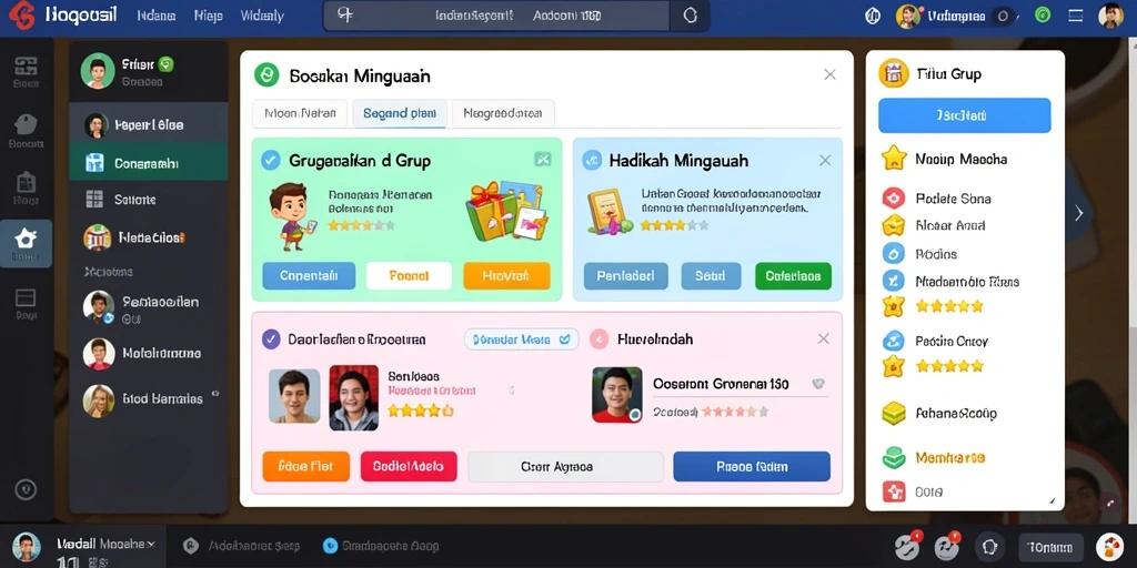 Screenshot memperlihatkan interaksi pemain dalam mode multiplayer.