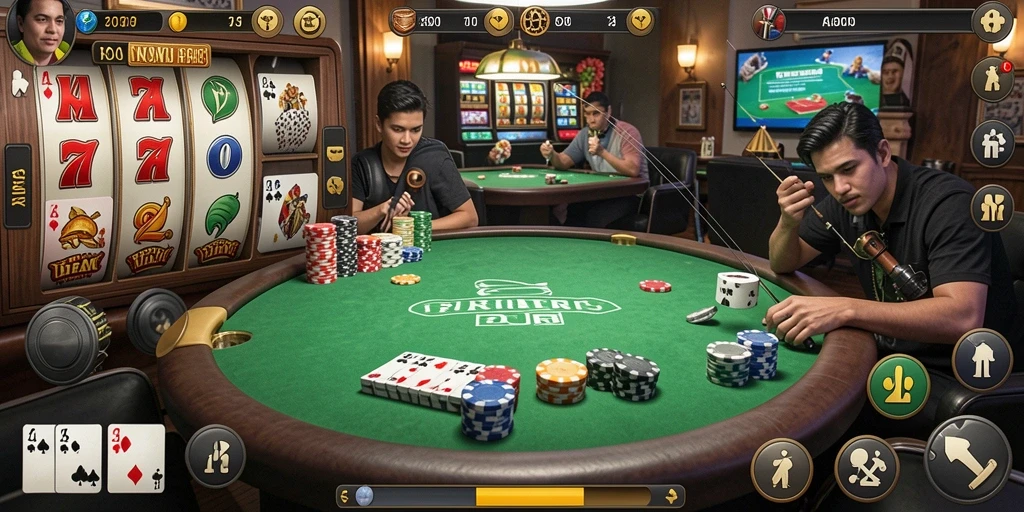 Screenshot memperlihatkan momen seru dalam permainan.